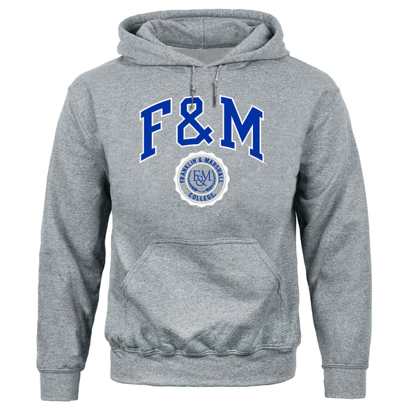 Franklin & Marshall College Heritage Hooded Sweatshirt (Charcoal Grey)