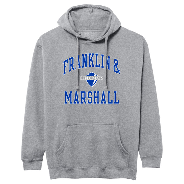 Franklin & Marshall College Heritage Hooded Sweatshirt (Charcoal Grey)