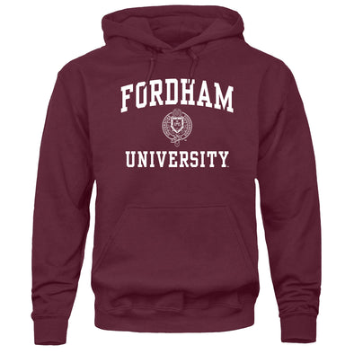 Fordham University Heritage Hooded Sweatshirt (Maroon)