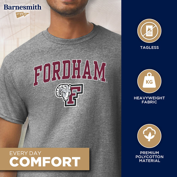Fordham University Spirit T-Shirt (Charcoal Grey)