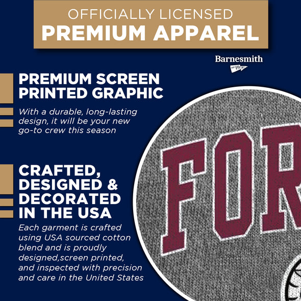 Fordham University Spirit Sweatshirt (Charcoal Grey)
