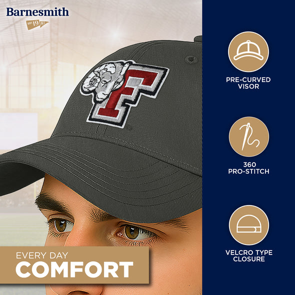 Fordham University Spirit Baseball Hat One-Size (Black)