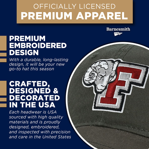 Fordham University Spirit Baseball Hat One-Size (Black)