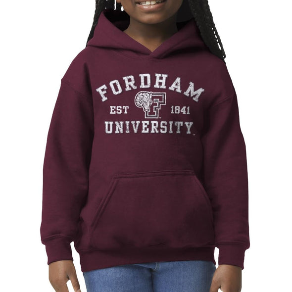 Fordham University Youth Hooded Sweatshirt (Maroon)