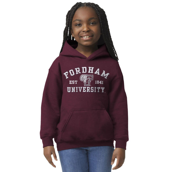 Fordham University Youth Hooded Sweatshirt (Maroon)