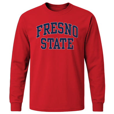 California State University Fresno Classic Long Sleeve T-Shirt (Red)