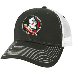 Florida State University Sideline Trucker Hat One-Size (Black/White)