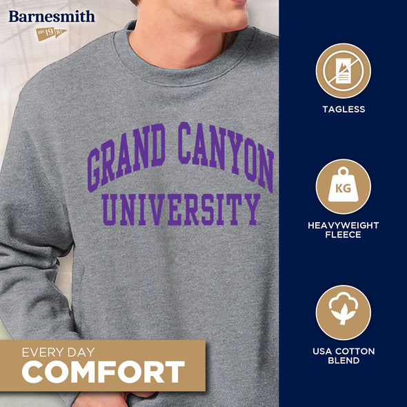 Grand Canyon University Classic Sweatshirt (Charcoal)