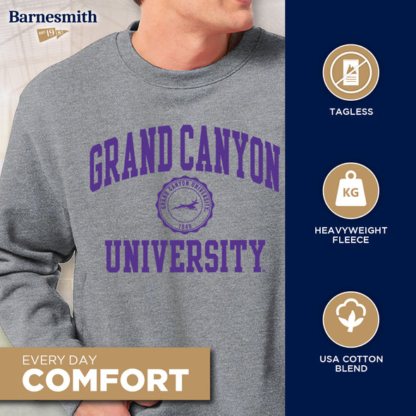 Grand Canyon University Heritage Sweatshirt (Charcoal Grey)