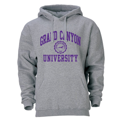 Grand Canyon University Heritage Hooded Sweatshirt (Charcoal Grey)