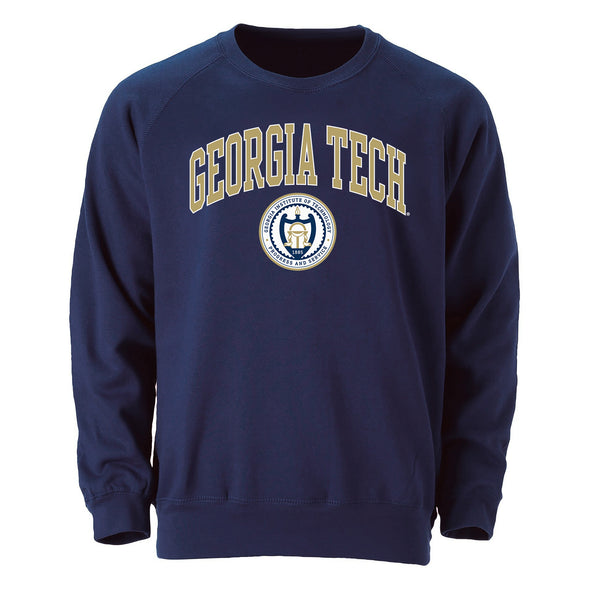 Georgia Institute of Technology Heritage Crewneck Sweatshirt (Navy)