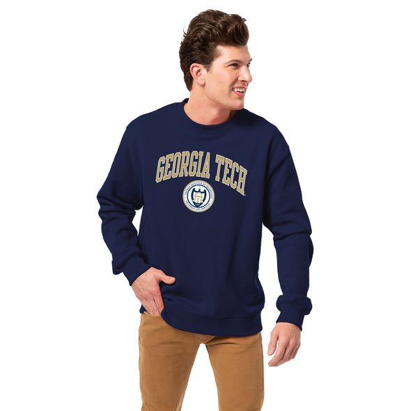 Georgia Institute of Technology Heritage Crewneck Sweatshirt (Navy)