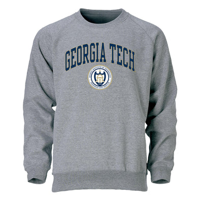 Georgia Institute of Technology Heritage Crewneck Sweatshirt (Charcoal)
