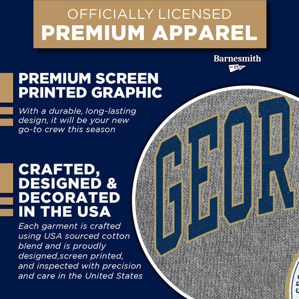 Georgia Institute of Technology Heritage Crewneck Sweatshirt (Charcoal)