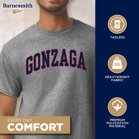 Gonzaga University Classic T-Shirt (Charcoal Grey)