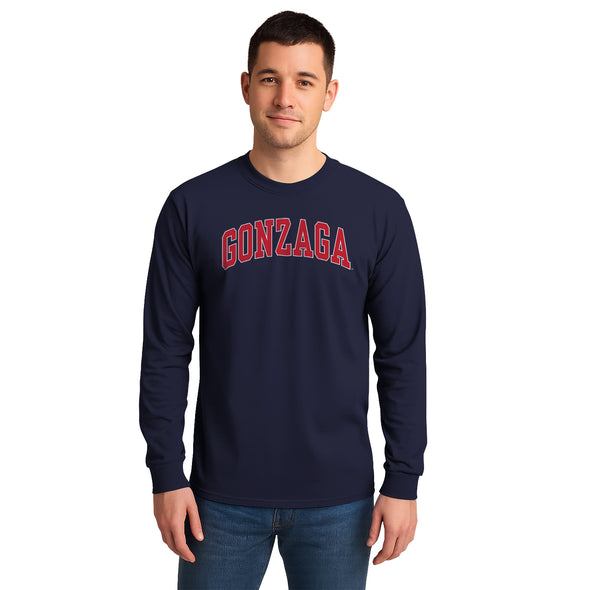 Gonzaga University Classic Long Sleeve T-Shirt (Navy)