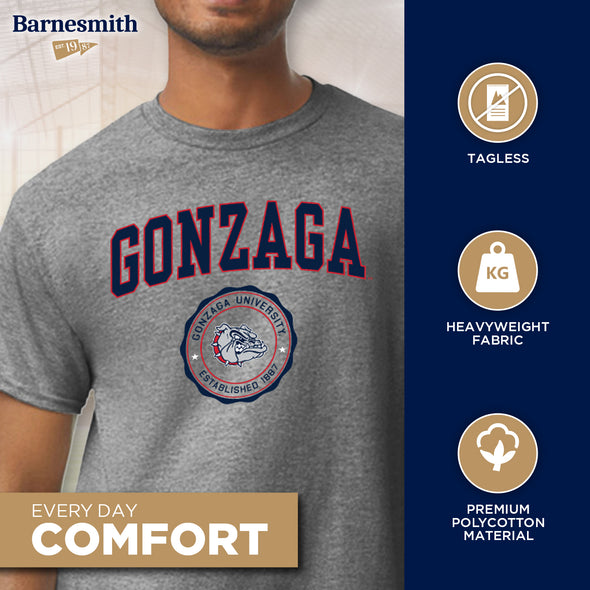 Gonzaga University Heritage T-Shirt (Charcoal Grey)