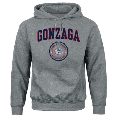 Gonzaga University Heritage Hooded Sweatshirt (Charcoal Grey)