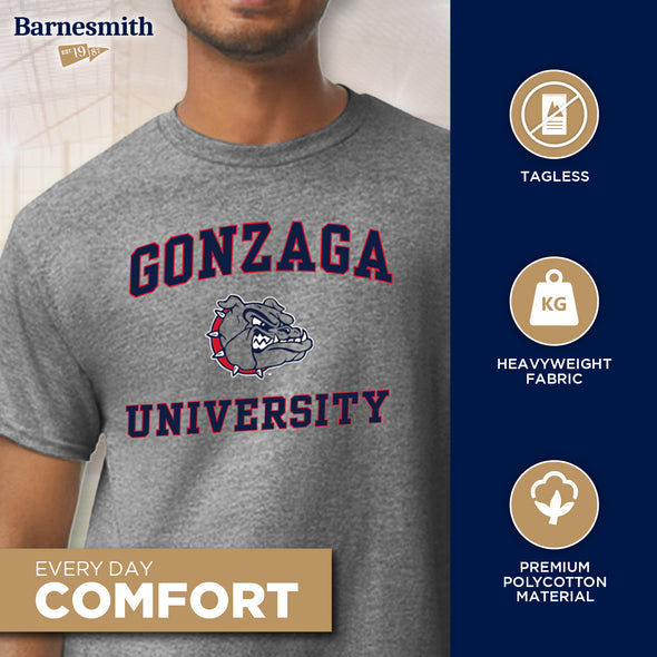 Gonzaga University Spirit T-Shirt (Charcoal Grey)