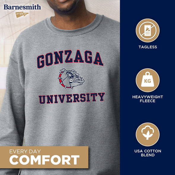 Gonzaga University Spirit Sweatshirt (Charcoal Grey)