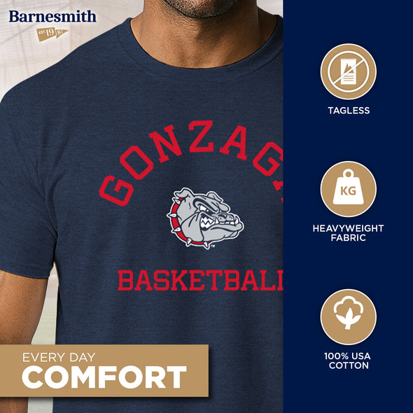 Gonzaga University Basketball T-Shirt (Navy)