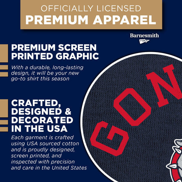 Gonzaga University Basketball T-Shirt (Navy)