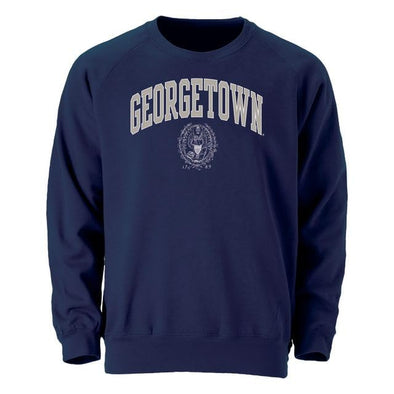 Georgetown University Heritage Crewneck Sweatshirt (Navy)