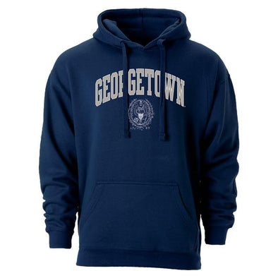 Georgetown University Heritage Hooded Sweatshirt (Navy)