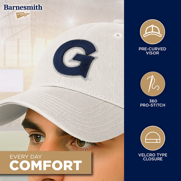 Georgetown University Spirit Baseball Hat One-Size (White)