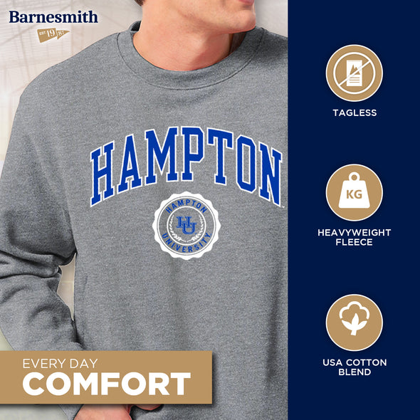 Hampton University Heritage Sweatshirt (Charcoal Grey)