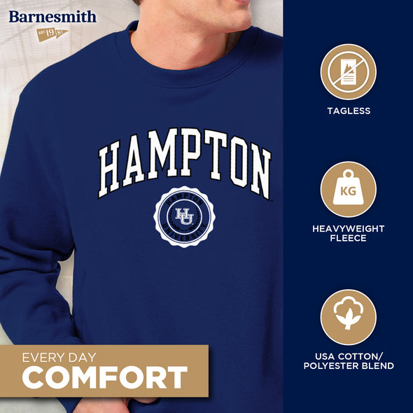 Hampton University Heritage Sweatshirt (Royal Blue)
