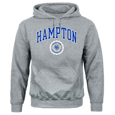 Hampton University Heritage Hooded Sweatshirt (Charcoal Grey)