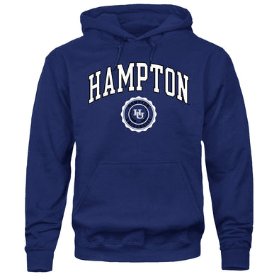 Hampton University Heritage Hooded Sweatshirt (Royal Blue)