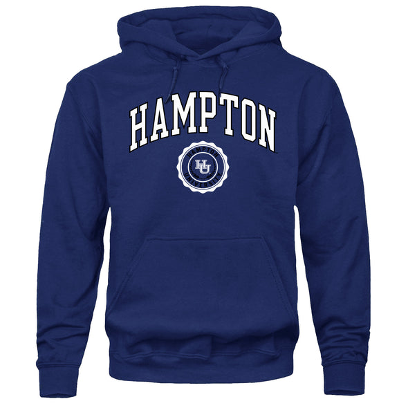 Hampton University Heritage Hooded Sweatshirt (Royal Blue)