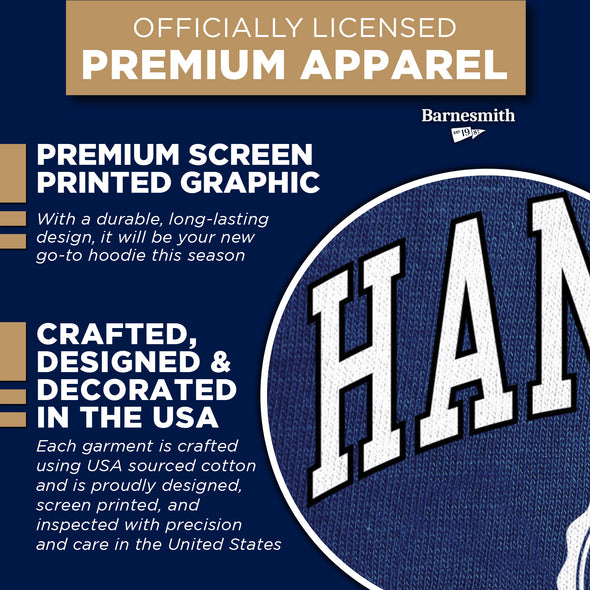 Hampton University Heritage Hooded Sweatshirt (Royal Blue)
