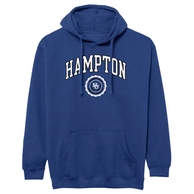 Hampton University Heritage Hooded Sweatshirt (Royal Blue)