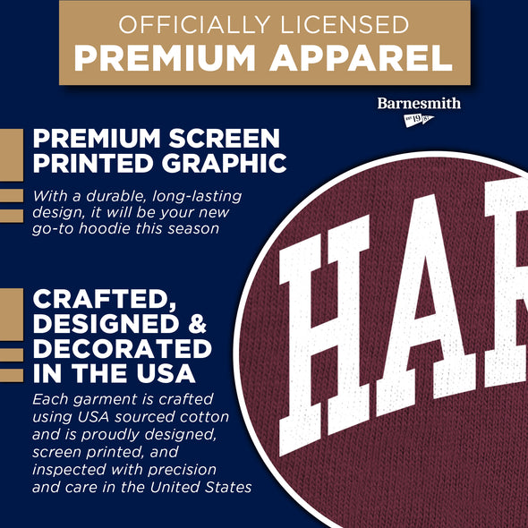 Harvard University Classic Hood (Crimson)