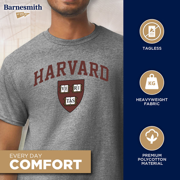 Harvard University Spirit T-Shirt (Charcoal Grey)
