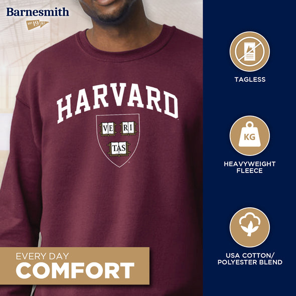 Harvard University Spirit Sweatshirt (Crimson)