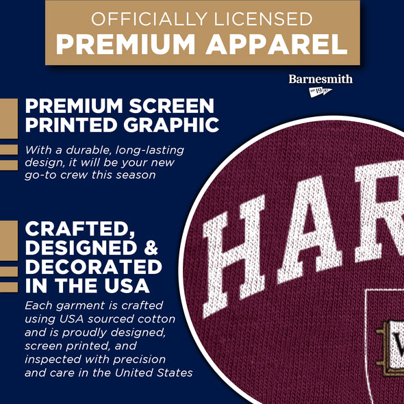Harvard University Spirit Sweatshirt (Crimson)
