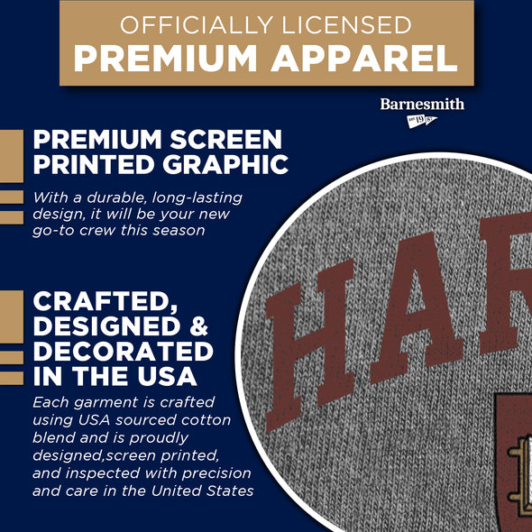 Harvard University Spirit Sweatshirt (Charcoal Grey)