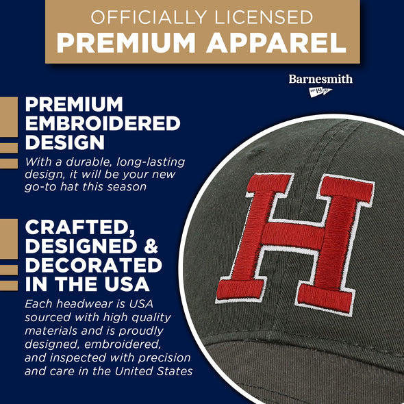 Harvard University Spirit Baseball Hat One-Size (Black)