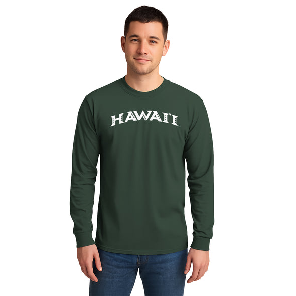 University of Hawaii Classic Long Sleeve T-Shirt (Hunter Green)