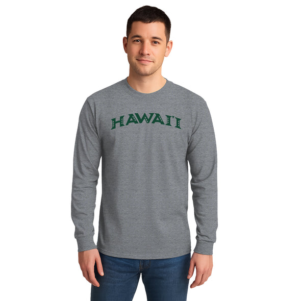 University of Hawaii Classic Long Sleeve T-Shirt (Charcoal Grey)