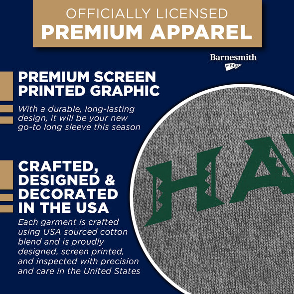University of Hawaii Classic Long Sleeve T-Shirt (Charcoal Grey)