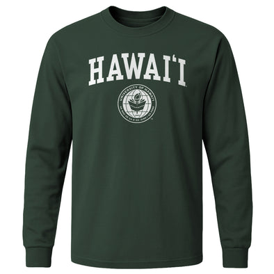 University of Hawaii Heritage Long Sleeve T-Shirt (Hunter Green)