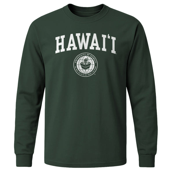 University of Hawaii Heritage Long Sleeve T-Shirt (Hunter Green)