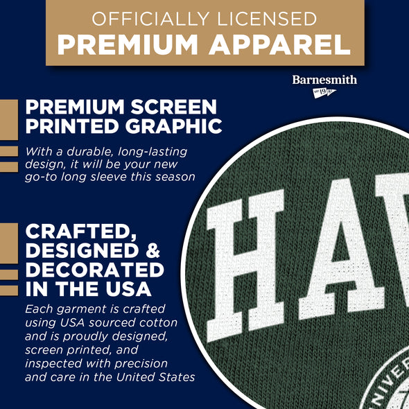 University of Hawaii Heritage Long Sleeve T-Shirt (Hunter Green)