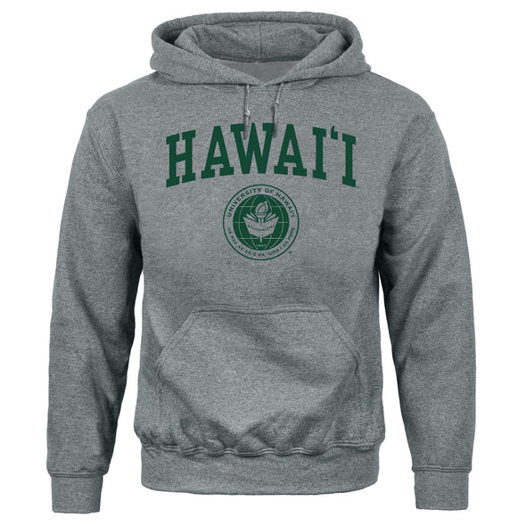 University of Hawaii Heritage Hooded Sweatshirt (Charcoal Grey)