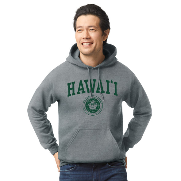 University of Hawaii Heritage Hooded Sweatshirt (Charcoal Grey)